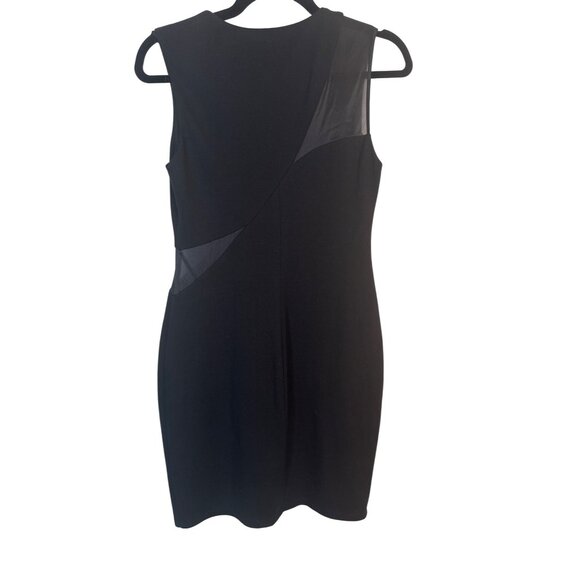 Bailey 44 Small Black Sleeveless Sheath Dress Sheer Mesh Panels - Picture 10 of 16